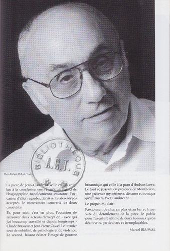 Les programmes de Théatre de l\